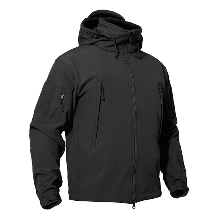 LASEN Mens Waterproof Softshell Hiking Combat Fleece Jacket TJ-119