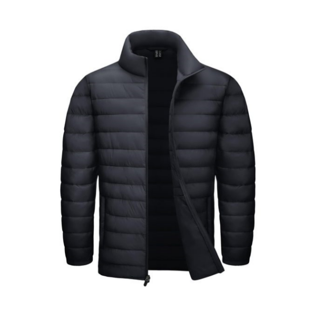 LASEN Men's Puffer Jackets Stand Collar Lightweight OE-TJ624