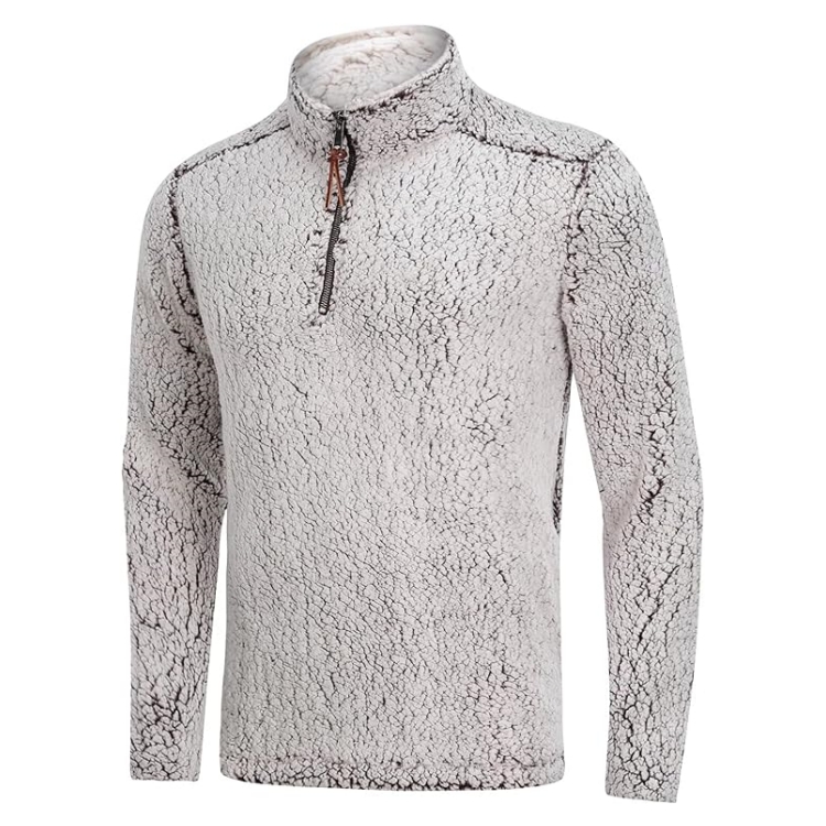 LASEN Mens Fleece Sweater Male OJ-TJ375