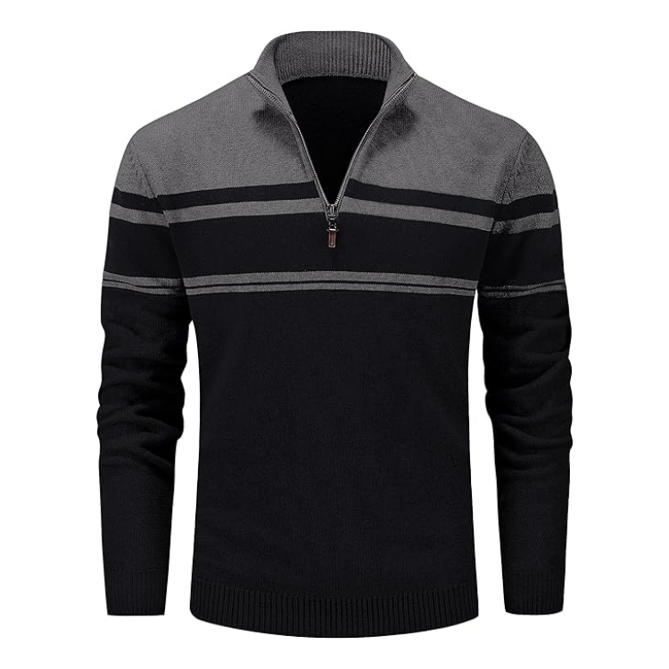 LASEN Men's 1/4 Zip Up Sweaters OJ-TJ578