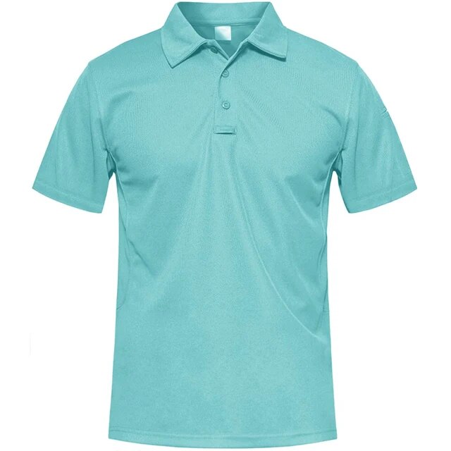 LASEN Men's Summer Breathable Polo Shirts