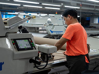 Auto Fabric Laying Process for Large OEM Apparel Orders
