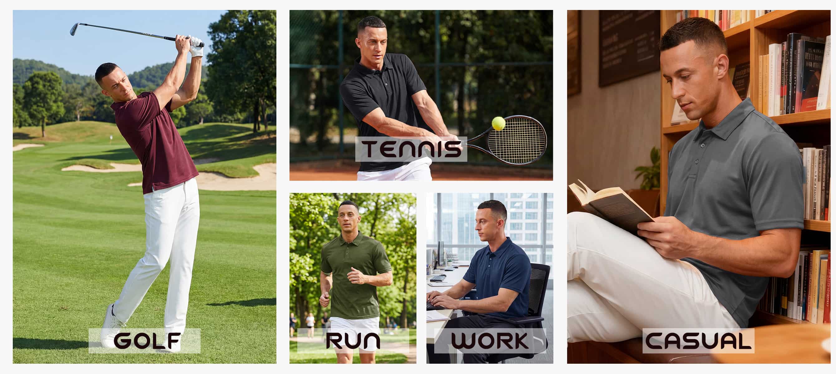 polo shirts for men